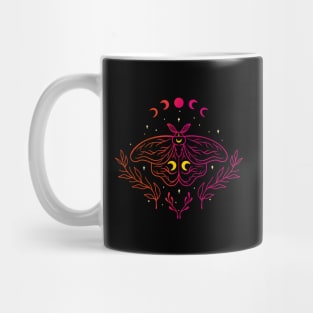 Minimalist Celestial Moth Mug